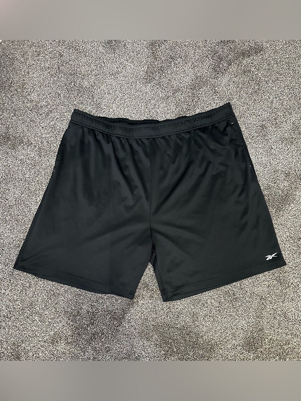 Men’s Black Reebok Speedwick Athletic Shorts With Drawstring Size 3X